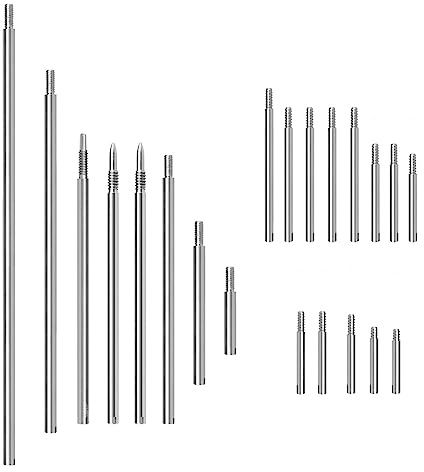 Schraubengewindestange, konisches Saxophon-Zubehör-Set, Saxophon-Reparatur-Werkzeug-Kits, Saxophon-Reparaturteile