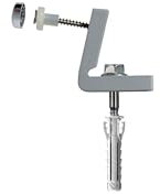 Fischer Fijación oculta WB 5 N para inodoro y bidé de suelo con orificios laterales, para sanitarios con orificio lateral ∅20 mm, 567600