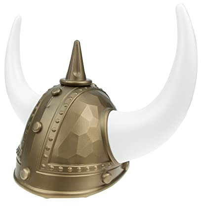 SOIMISS Hornhut Schutzhelm Ziegenhorn Wikingerhelm mit Hörnern und Spitze Leopardenohren Geweih partyhütchen viking costume kleider hut herren Wikingerhut Ochsenhornhelm Plastik