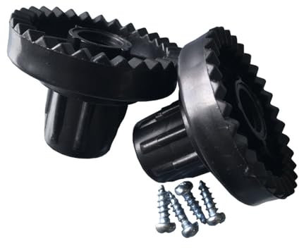 SEIWEI Top Beam Zubehör, Gartenschaukel Vordach Ersatz-Kunststoffbeschläge für Vordach und Schaukelgestell mit Neigungsverstellung Funktion