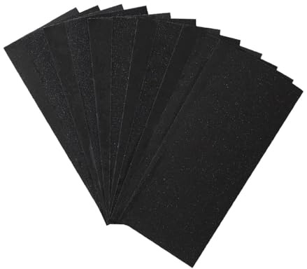 Papel de lija de grano húmedo y seco, 400 a 1500, papel de lija de grano múltiple para pulir, moler, hogar, manualidades, trabajos de madera, automoción, metal, hecho a mano, arte de escultura (12)