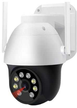 Videocamera Sorveglianza, Telecamera di sorveglianza 4K 8MP Protezione di sicurezza esterna Telecamere esterne impermeabili for la casa CCTV IP Webcam Monitoraggio automatico per uso esterno e domesti