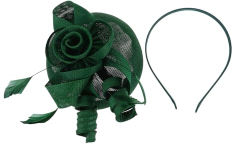 NIYANGLE Faux Lin Spirale Accessoire Capillaire Pour Mariées Et Demoiselles Honneur Parfait Pour Mariages Proms Et Fêtes Spéciales