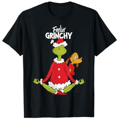 Grinch - Yoga Pose mit Max T-Shirt