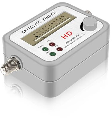 TIEOAXFT Nuevo buscador de satélites for TV HD, medidor de señal Digital, Receptor for Antena parabólica, LNB, Amplificador de señal Digital Direc, buscador de satélites.(Only Device)