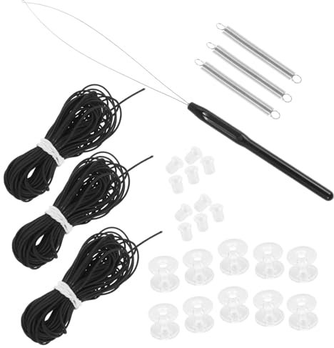 Vaguelly Rv Pleated Shade Repair Kit Blind Roller Parts Camper Accessories Blind Cord Replacement String Wheel Kit