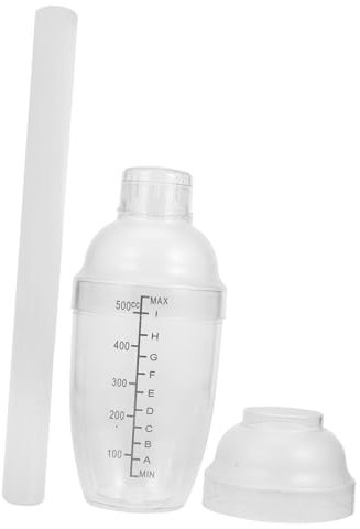 Zerodeko Coctelera de Plástico para Preparar de Set Completo para Vendedores Ambulantes Incluye Herramientas Esenciales para y Elegante
