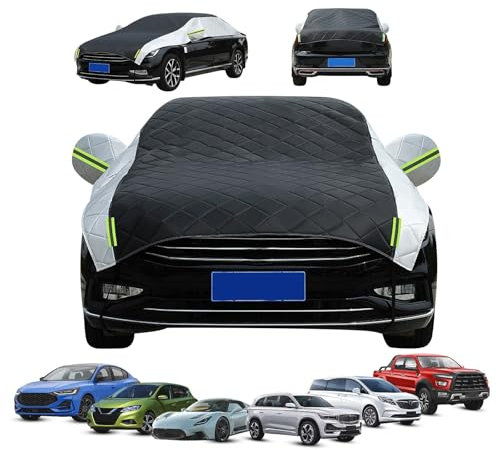 Halbgarage Für Auto Für Volkswagen New Beetle Cabrio, Hagelschutzplane Auto Abdeckplane, Abdeckplane Wasserdicht, Futter Aus Verdickter Baumwolle Uv Beständig-xY443