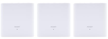 Jensen Omni LITE Mesh System | Smartes High-Speed Dual-Band Wi-Fi-System für nahtloses WLAN im ganzen Haus | Megabit‑LAN |1200 Mbp | 2,4 GHz & 5 GHz