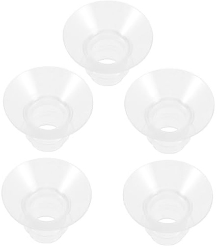 Toddmomy Inserts de Bride Universels pour Tire-lait Portable 5 Tailles en Silicone Souple Accessoires Allaitement Pratique pour Maman