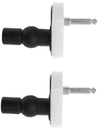 IMIKEYA 2pezzi Bulloni Fissaggio Per Cerniere Del Sedile Del Water Kit Montaggio Viti Ricambio Per Sedili Wc Standard Americani Sostituzione Per Stabilità