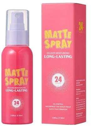 Spray Fijador Matificante Para El Maquillaje, Fijación de larga duración todo el día, Reduce la apariencia de los poros, Para un acabado mate natural e impecable, Para todo tipo de pieles