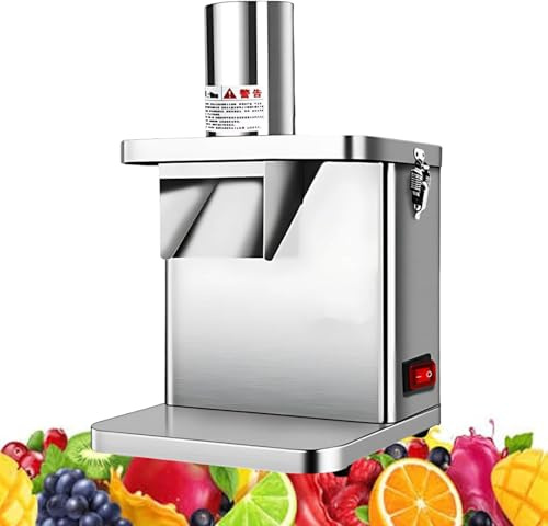 LESBJFDM Equipo para Cocina Comercial Cortadora de Verduras eléctrica multifunción Que Ofrece Corte en Cubos, rallado y Laminado Fino, Optimiza la preparación de Patatas, cebollas y Zanahorias.