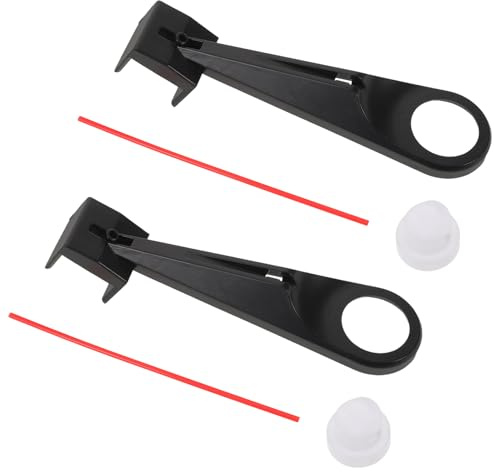 Alasum Kit Pulizia Catena Moto Spazzole in Plastico Nero, Prestazioni di Pulizia Efficienti e Manutenzione Semplificata per Uso Domestico e Officine Professionali