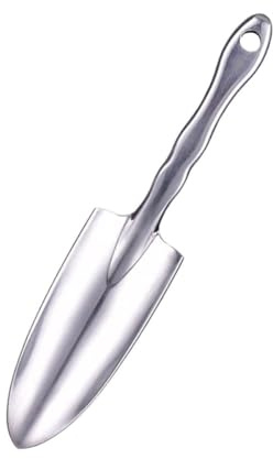 Uonlytech Pelle de Jardinage en Aluminium Légère 1 Pièce, Outil de Plantation Fouille pour Creuser et Transplanter, Spatule de Jardin pour Potager et Fleurs, Usage Jardin et Balcon