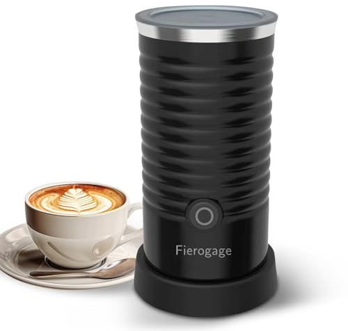 Montalatte automatico 4 in 1 elettrico a vapore e riscaldatore per latte caldo e freddo multifunzione per latte, cappuccino, macchiato, bianco
