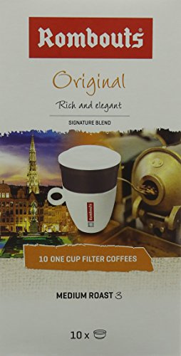 Rombouts One Cup Filter Original Coffee, Pack of 4