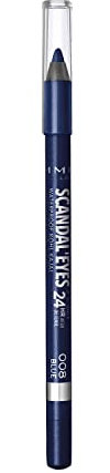 Rimmel London Scandal' Eyes Waterproof Khol Kajal Delineador de Ojos, en crema, Tono 008 Azul, 1,3 g