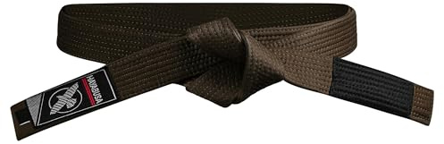 Hayabusa 2.0 Erwachsene Jiu Jitsu-Gürtel, braun, A3