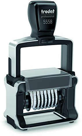 Trodat Professional 5558 Numberer Self Inking Stamp