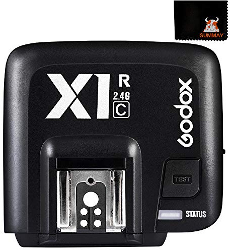 GODOX X1R-C Blitzauslöser Empfänger TTL 2,4G 32 Kanäle HSS 1/8000s Funkauslöser Blitz Sender Fernbedienung für Canon DSLR Kamera Speedite Godox X1T-C (X1R-C Empfänger)