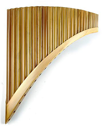 Professionelle Panflöte, traditionelles chinesisches Musikinstrument, leicht zu erlernen, in 25 Pfeifen, C-Schlüssel (25-C-RT)