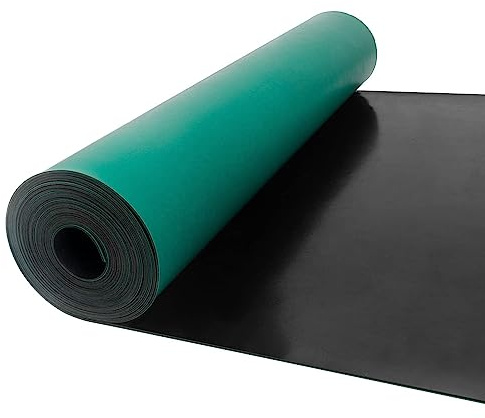 Nisorpa Soldering Mat, 300 x 60cm Extra Large Heat Resistant Workbench Matting, Anti-Static Non-Slip Rubber Repair Mat, Electronics Repair Pad, Soldering Project Pad for Technology Solder, Green