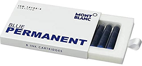 INK CART PERMANENT BLUE 1PACK=8CART PF Marke Montblanc