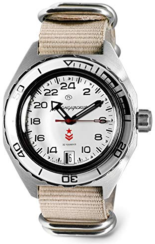 VOSTOK Komandirskie 650546 GMT Reloj mecánico automático para Buzo (Submarinista)
