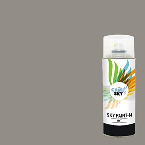 CARSKY Sprühfarbe Lackspray RAL Grau Stein 7030 matt 400 ml
