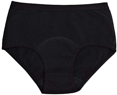IMSEVIMSE Periodenslip Hipster, Black, Größe S, medium flow (1er Pack)