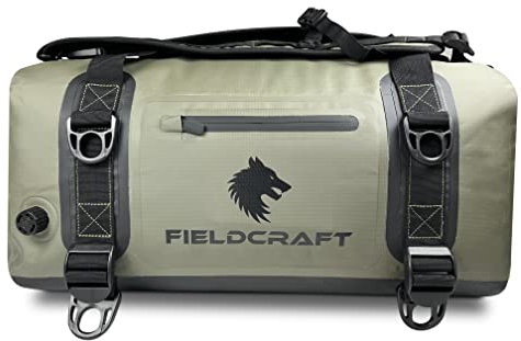 FIELDCRAFT Sea-Wolf wasserdichte Seesack, Grün , 40L, Wasserfester Seesack