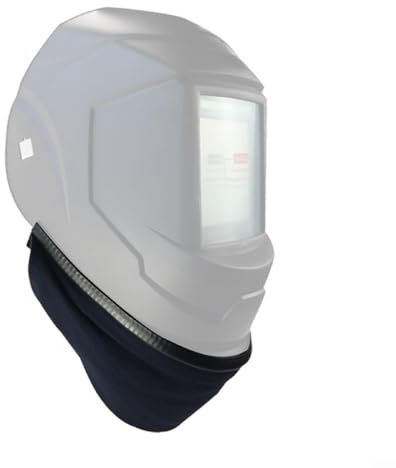 Casque de soudage enveloppant, bavette noire anti-brûlure, écharpe amovible, capuche de soudage, de pour soudeur
