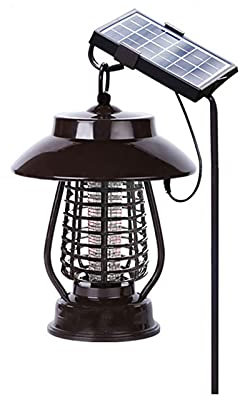 Tueur de Mouches Solaire pour la Maison, intérieur et extérieur, Lampe Anti-moustiques avec lumière UV, piège à Mouches électronique, piège à Mouches, Cuisine, A (A)