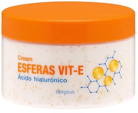 Crema corpo idratante Sferas VIT-E 250 ml. con acido ialuronico. Tutti i tipi di pelle. Deliplus