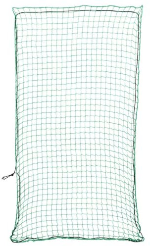 Homgoday Anhängernetz mit Gummiseil, Ladungssicherungsnetz Abdecknetz für Anhänger, Transportnetz Gepäcknetz, Anhänger Ladungssicherung, Abdecknetz Grün 4x2 m PP