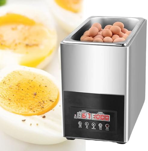 Electric Egg Cooker Boiler, Commercial 9 L Large Capacity Egg Cooker, Hot Spring Egg Cooker, Half-Boiled Egg Machine Egg Automatic Boilers, Timed 0~99 Minutes,110V
