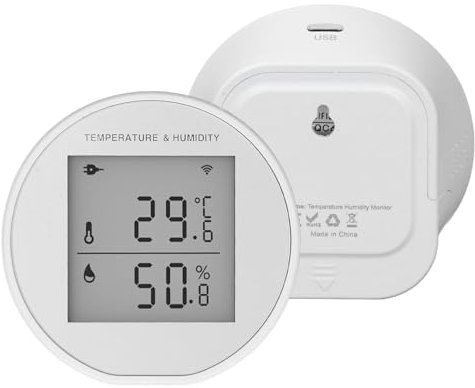Thermomètre d'intérieur, hygromètre numérique professionnel, thermomètre d'intérieur de haute précision pour la maison, moniteur de température et d'humidité à cristaux liquides