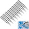 Pack of 10 Soldering Tips, 900M-T-B Soldering Tips, 1.2 mm Replacement Soldering Tips Set, Soldering Iron Tips, Soldering Tips Reactivator with Copper Core and Plating, Heat-Resistant, Lead-Free