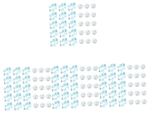 POPETPOP 4 Sätze Transparente Aquariumdekoration kunstoffspachtelmasse kunststoffperlen Kunstpflanzen drinnen Vasenfüller Kunstperlen Deckel für Vasen Steindekore für Blumentöpfe Plastik