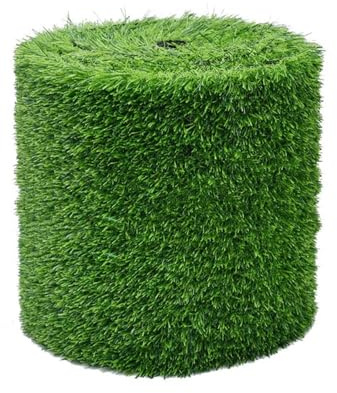 Kunstrasen Outdoor, 20 mm Florhöhe, Dicker, Realistischer Rasenteppich, Rollrasen für Hunde mit Abflusslöchern, Rasenlandschaft für Fitnessstudio, Terrasse, Balkon, Spielplatz, Hinterhof(6.5*13ft/200*