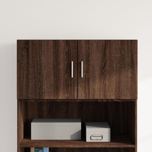 BOWEKAM Home & Garden-Hängeschrank Braun Eiche 80x42,5x40 cm Holzmöbel Wahl
