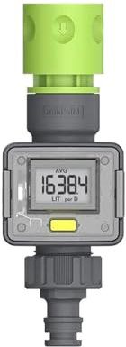 Wasserzähler, Digitaler Wasserdurchflussmesser, RV-Wasserzähler For Gartenschläuche Im Freien, Bewässerung, Messung Des Wasserverbrauchs Auf Reisen Im Wohn