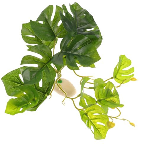 Toyvian Decorazione per Terrario Rettile Lifelike per Acquari e Habitat Ornamentale per Tartarughe e Lucertole Aggiunge Dinamismo e Nascondigli Al Terrario