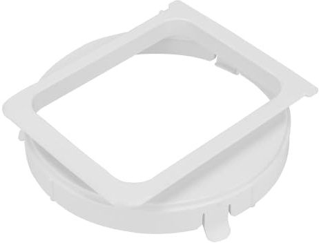 KY25 Exhaust Duct Interface for Portable Air Conditioner, 5.9 inch A/C Hose Tube Pipe Connector, White Plastic, Hardware Tubing