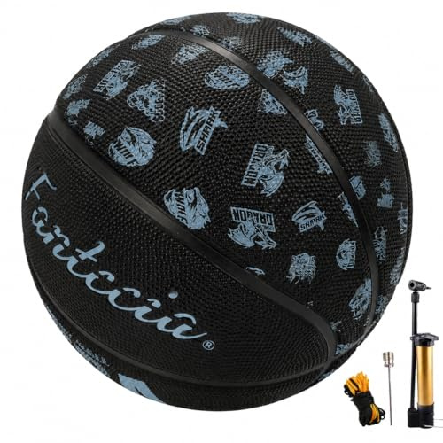 Fantecia Pallone da Basket Taglia 7 con Stampa Animalier - Design Unico per Allenamento Indoor e Outdoor
