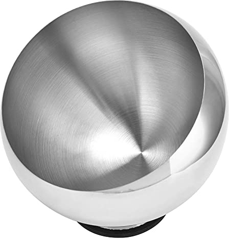 Xixian Bol de Conservation des Aliments, Bol D'assaisonnement en Acier Inoxydable Poli Miroir avec Bouche Oblique, Plus Grande capacité et Base Stable pour la Cuisine, le Salon, (L)