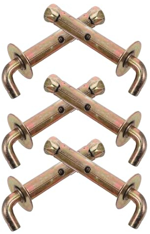 SHINEOFI Set da 3 Bulloni di Espansione per Montaggio a Parete Ganci Resistenti per Scaldabagno Elettrico Viti di Ancoraggio per Pareti in Cemento e Cartongesso Supporto Carico Pesante