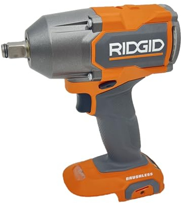 Ridgid Llave de impacto de torsión media inalámbrica de 4 modos de 1/2 pulgada sin escobillas de 18 V