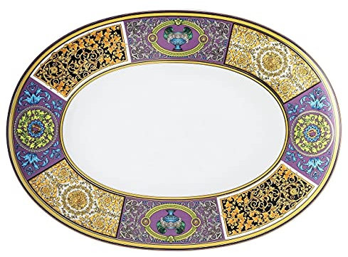 Versace Piatto Porcellana Barocco Mosaic classico cod. 19335-403728-12738